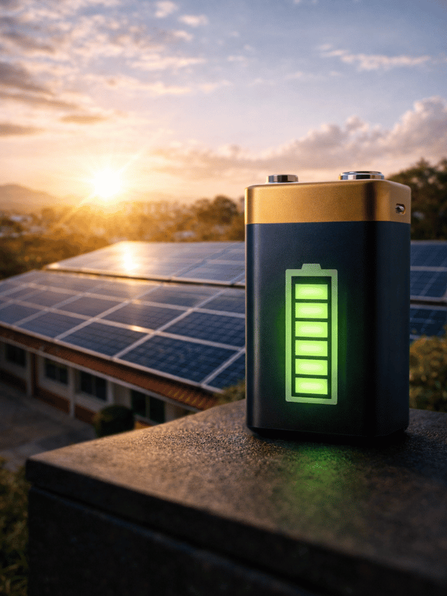 Bateria solar recarregável supera íons de lítio e pode mudar o futuro, Invest Sustain Energia Solar Capa Web Stories